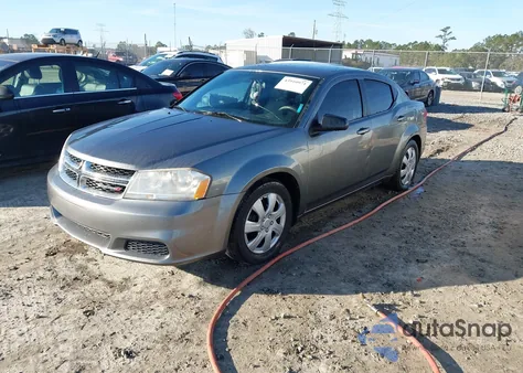2013 Dodge Avenger Se z USA, uszkodzony, nr VIN 1C3CDZAB1DN700791